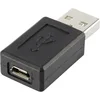Renkforce USB 2.0 adapter [1x USB 2.0 vtič A - 1x USB 2.0 vtičnica Micro-B] črne barve renkforce