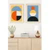 Wallity Uramljena slika Huhu14, 30x40 cm , 2 dela