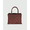 SORENA HANDMADE Ženska torba Filomeni medium tote, Bordo