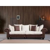 Atelier del Sofa Trosed Fresno 3, 300x115x80 cm, Braon-beli