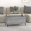 Stolić za kavu siva boja hrasta 90x44,5x45 cm konstruirano drvo