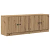 vidaXL Posteljna omarica z vrati 2 pcs Obrtni Hrast 66 x 35 x 48 cm