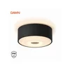 DAWN 062 LED Plafonska svetiljka Crna