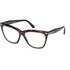 Tom Ford Ženski okvir za dioptrijske naočare Blue Block 0FT6064-B 5256, Smeđi