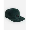 REELL Flat 6-Panel Cap dark green cord