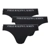 Polo Ralph Lauren LOW RISE BRF-3 PACK-BRIEF Črna