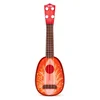 ECO TOYS Ukulele gitara za decu Jagoda, Crvena