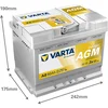Start-Stop Akumulator VARTA A8 60Ah SILVER dynamic AGM