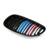 OEM Rešetke - Bubrezi BMW E60 / E61 (2005-2008) sedan / karavan, Dupli sa M bojama, Crne