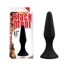 Butt plug L Silicone Plug, 12.8cm, Crni