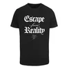 Mister Tee Majica Escape From Reality črna/bela
