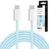 KRUGER&MATZ USB-C na USB-C kabl 1.5m za brzo punjenje i prenos podataka 100W 1.5m plavi KM1272-1,5BL