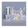 Brilagi - LED Božićni spoljni niz 120xLED/8 funkcija 9,5m IP44 višebojno + daljinski upravljač