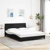 Okvir za krevet bez madraca Hanko crni 160x200 cm od tkanine