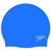 Speedo PLAIN MOULDED SILICONE CAP, plavalna kapa, modra