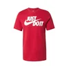 Nike Sportswear Majica Swoosh rdeča/bela