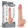 Dildo s priseskom, drsna koža, dvoslojni Lovetoy 19,1 cm, telovnega videza