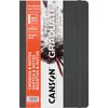 Canson Book Hardbound Graduate Sketch & Notes 21,6 x 14 cm 90 g Dark Grey Skicirka