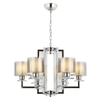 Opviq Luster Av-4285-6K, 90 cm, Crno-srebrne boje