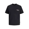 JACK & JONES Majica pastelno roza/črna/bela