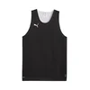 PUMA Dres Teamjaws črna/bela