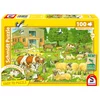 Schmidt - Puzzle Živalske družine na kmetiji - 100 kosov