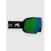 Red Bull SPECT Eyewear FINK Black Goggle brown with green mirror