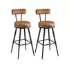 Songmics Barski stol, EKHO, 56x56x101,5 cm, rjav