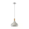 Eglo 96985 - Viseće svetlo SABINAR 1xE27/60W/230V, prečnik 28 cm, srebrna