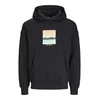 JACK & JONES Majica, črna