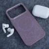 Maska Mag Case Fashion Glitter za iPhone 17 Pro ljubicasta