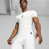 Mens Puma Hoops Team Basketball T-Shirt, White, Size XS, Clothing
