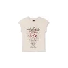 Ed Hardy Majica ecru/pikčasto rjava