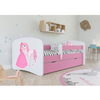 Otroška postelja z pregrado Ourbaby - Princeska s ponijem 160x80 cm,postelja brez skladiščnega prostora