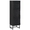 Highboard Crna 35 x 30 x 120 cm