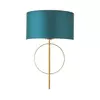 Endon 95218 - Zidna lampa 1xE27/10W/230V plava/mesing