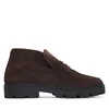 Tommy Hilfiger Škornji Th Enamel Charm Loafer Boot FW0FW09680 Rjava