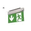 GTV LED Panik lampa Saled-3 3W 6400K 300lm IP44 srebrna