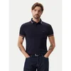 TOMMY HILFIGER Majica mornarska/burgund/bela