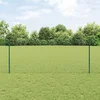 Stup za ogradu 44 pcs Zelena 140 cm Čelik