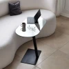 Hanah Home Klub sto Ovale Lungo 70x75x35cm Crni
