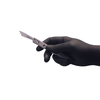 easyCARE Nitrile Gloves Powder-Free Black 100 pack XS