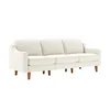 ATELIER DEL SOFA Sofa sa 3 sedišta Robin Extra 3 Milk Froth Walnut