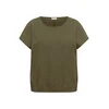 KAFFE CURVE Bluza KCNana  temno zelena