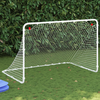 Nogometni gol Bijeli 122x81x81 cm Čelik