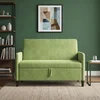 Sofa s pohranom Svijetlo zelena 122 x 78 x 87 cm Poliester