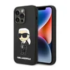 Maska Karl Lagerfeld Hc Silicone NFT Ikonik za iPhone 15 Pro Max, Crna