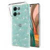 Prozirna futrola sa šljokicama za Motorola Moto G75 - Prozirna KP37005