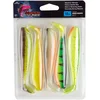 Fox Rage Zander Pro Shad Mixed UV Colour Pack 10cm 5x