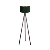 Brilagi - Podna lampa VELVET 1xE27/60W/230V wenge/zelena